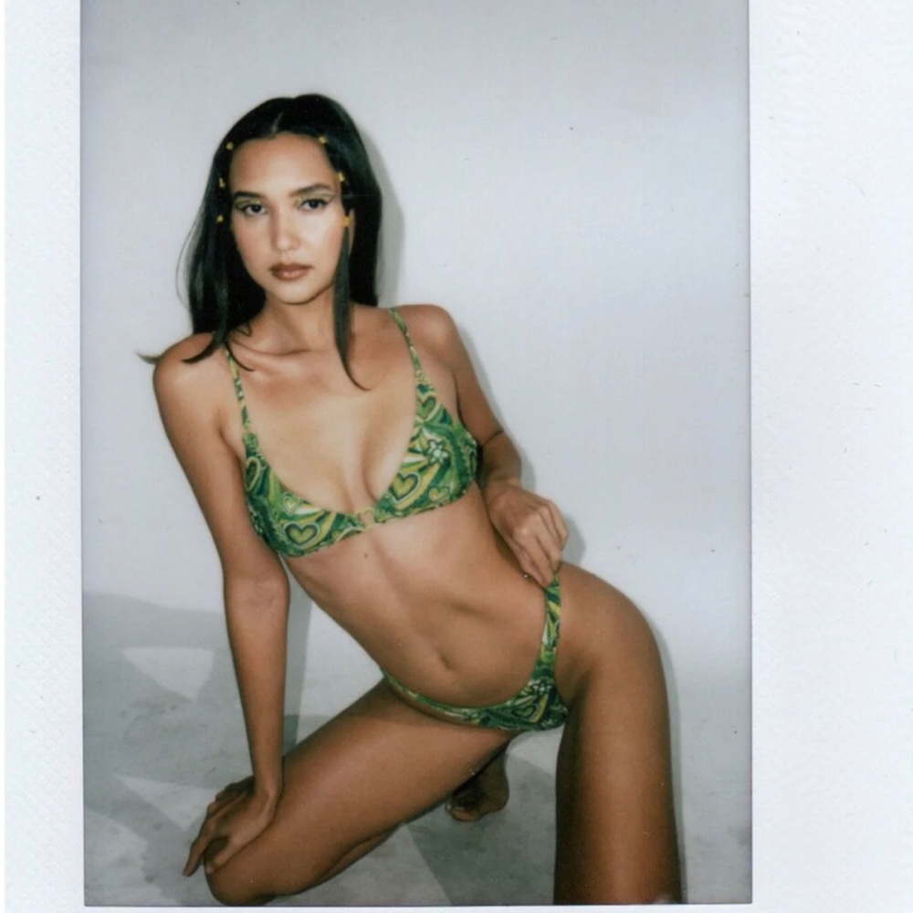 SOLD!!! BlackBough green bathing Suit